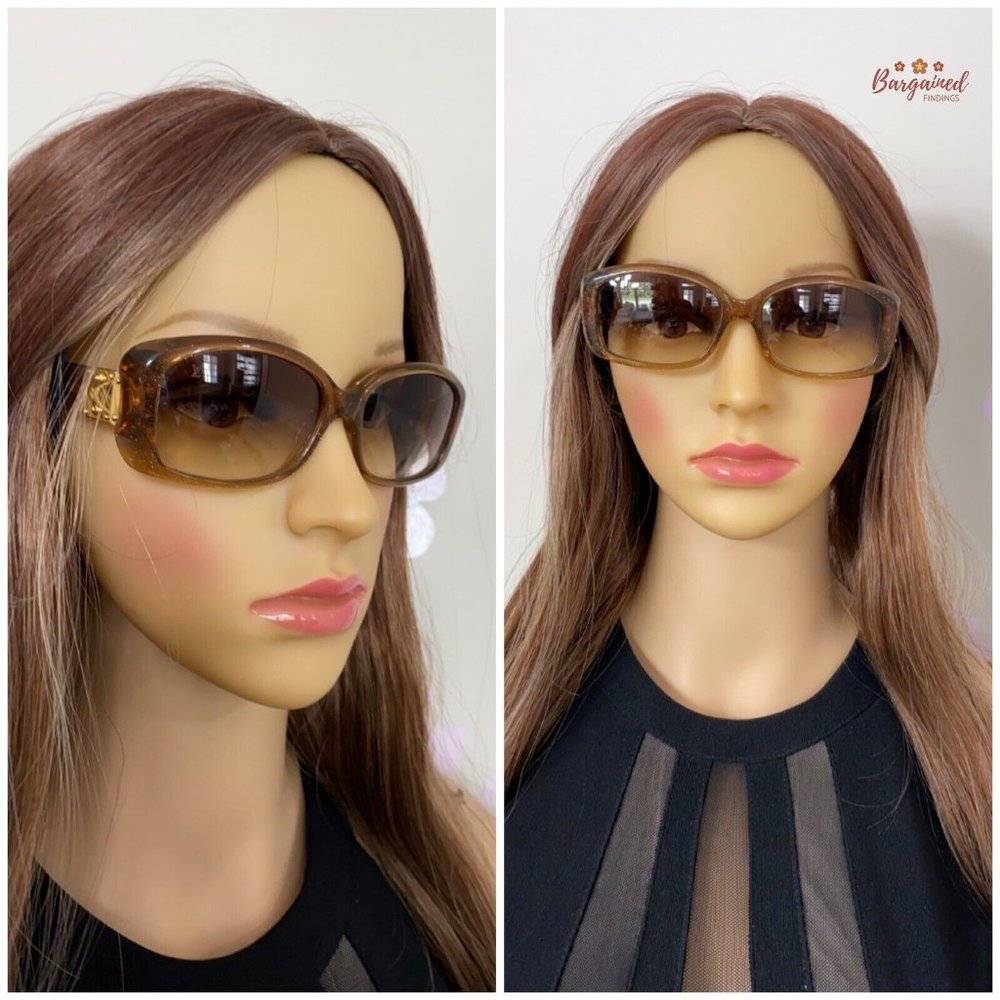 Authentic LOUIS VUITTON Gold Speckling Acetate Frame Soupcon Sunglasses - Z0003W - Picture 4 of 12